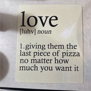 Metal Vintage Love Sign